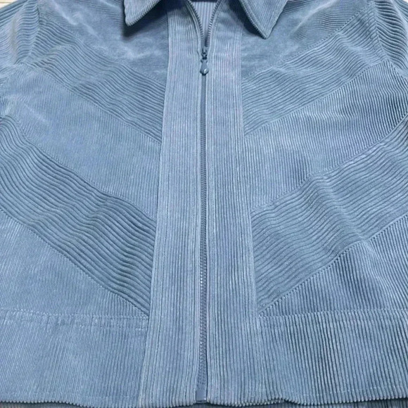 alfred dunner corduroy zip up jacket - Picture 3 of 10